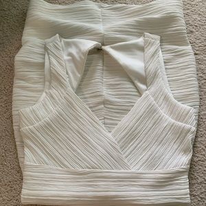 Wedding season White bodycon Guess dress